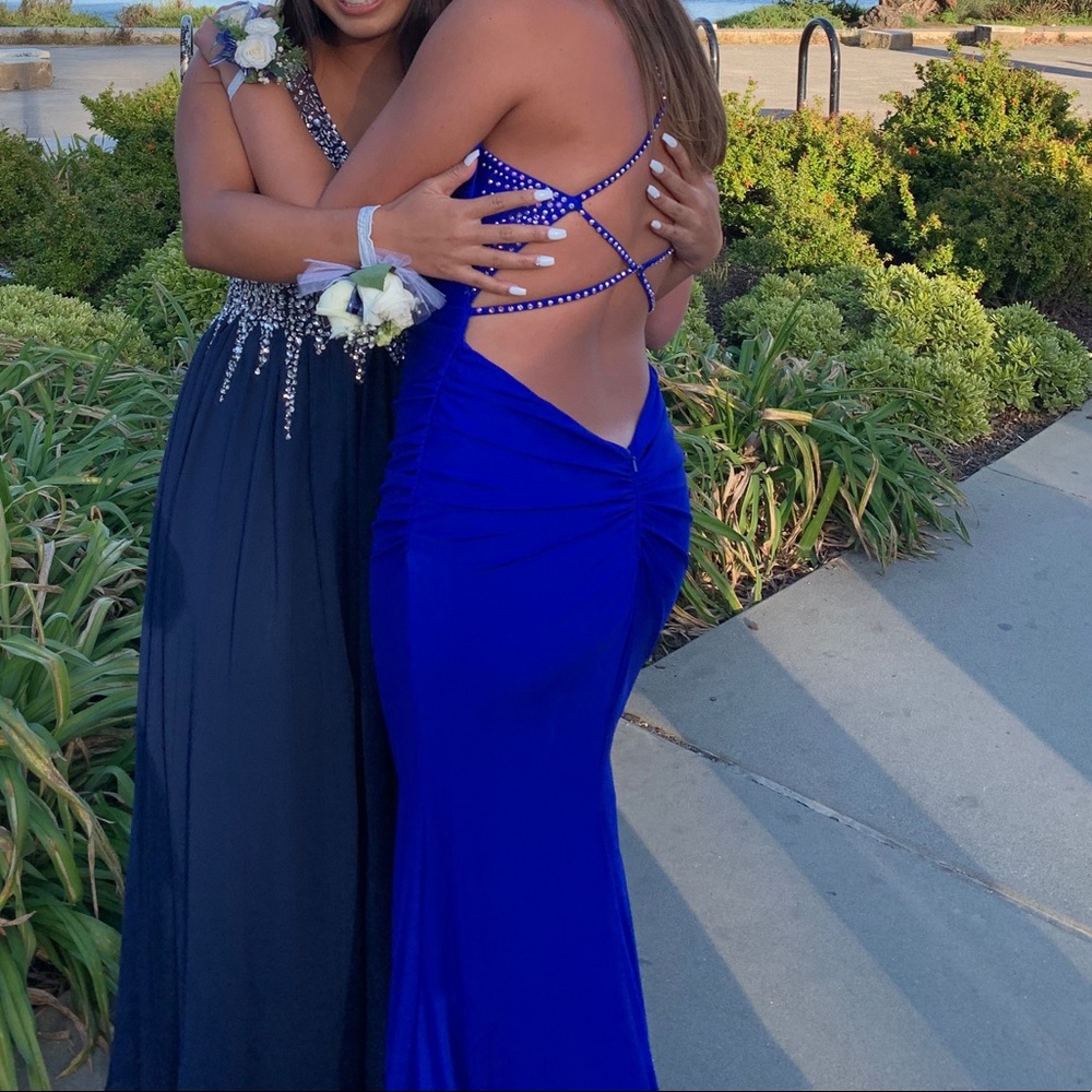 Ruched Gown w/ Jewels!